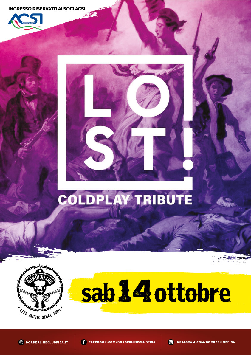 Borderline Club Pisa - Lost - Coldplay Tribute