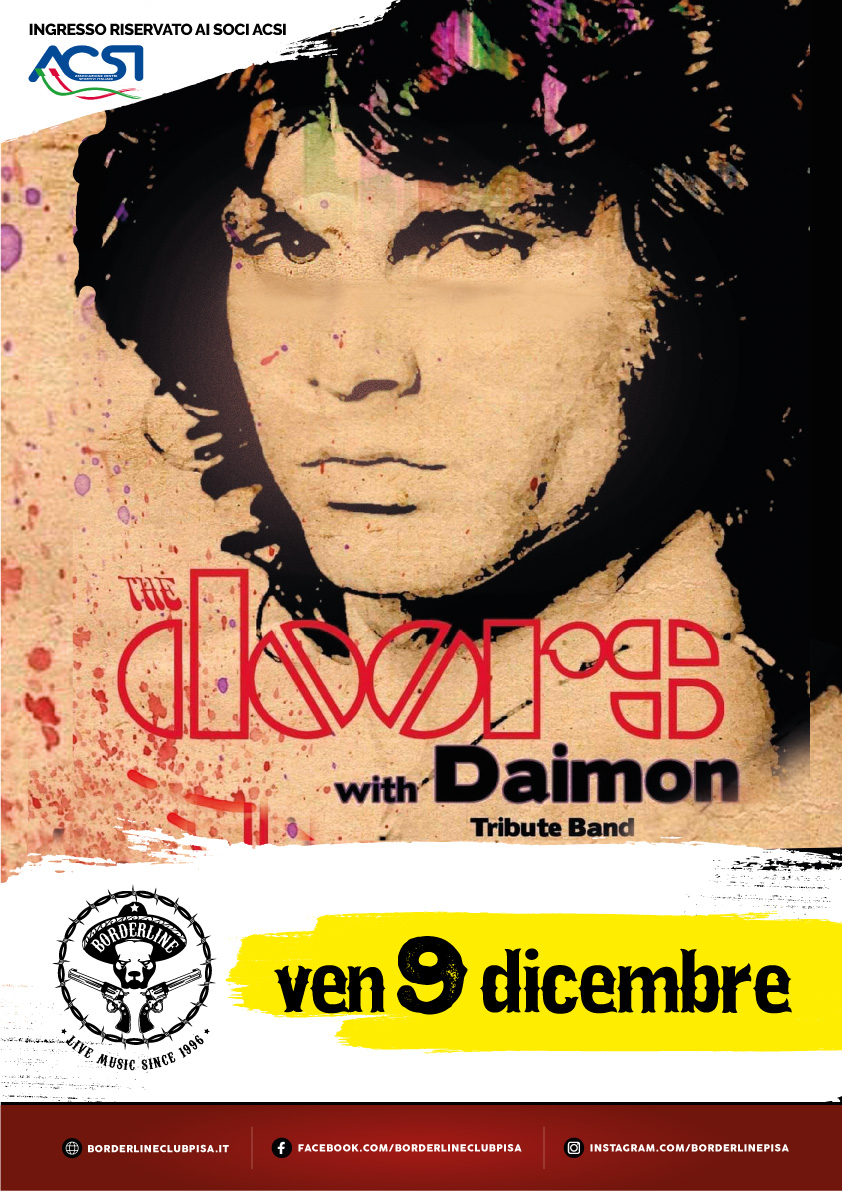 Borderline Club Pisa - Daimon The Doors tribute