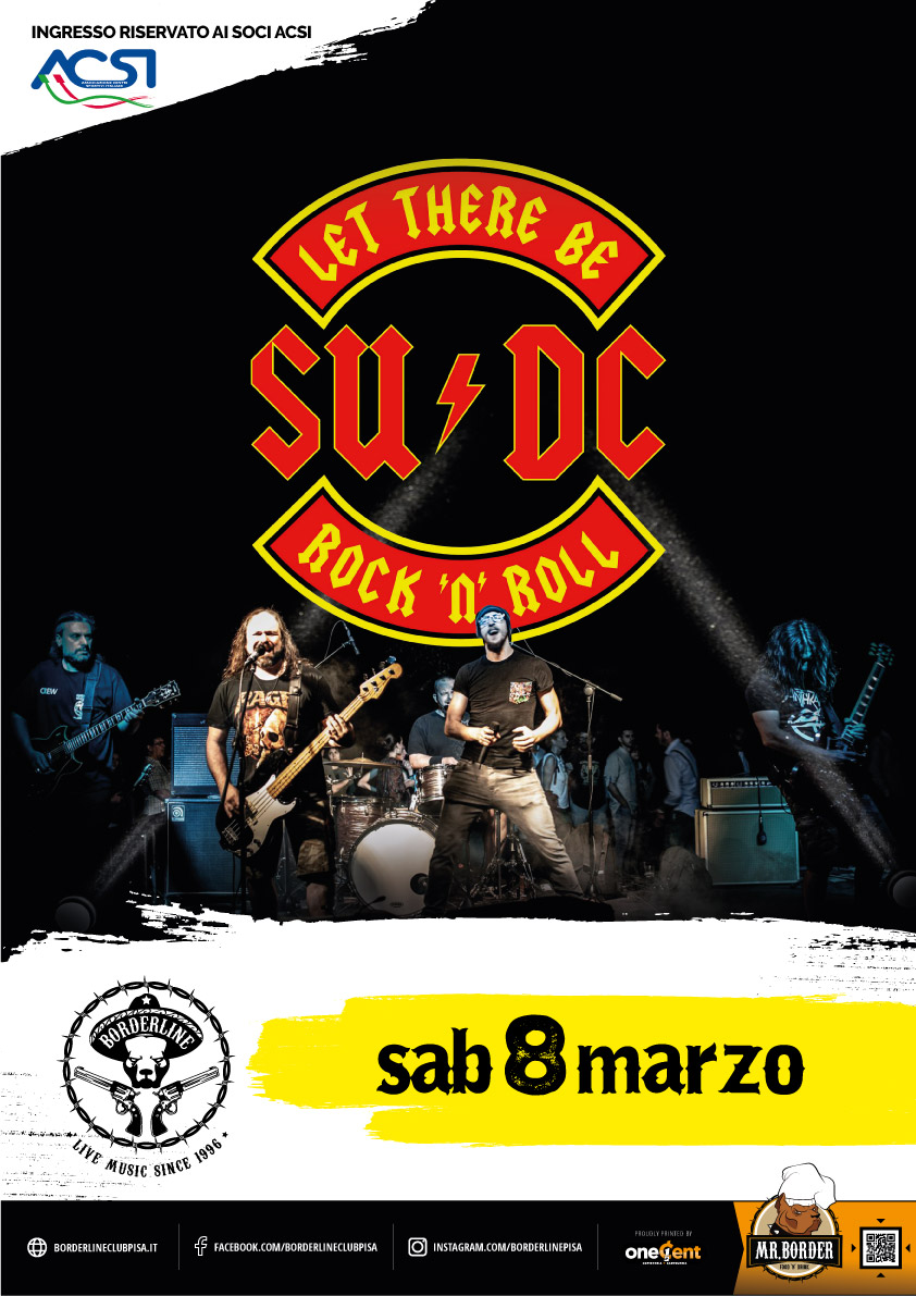 Borderline Club Pisa - SU/DC - Tribute AC/DC